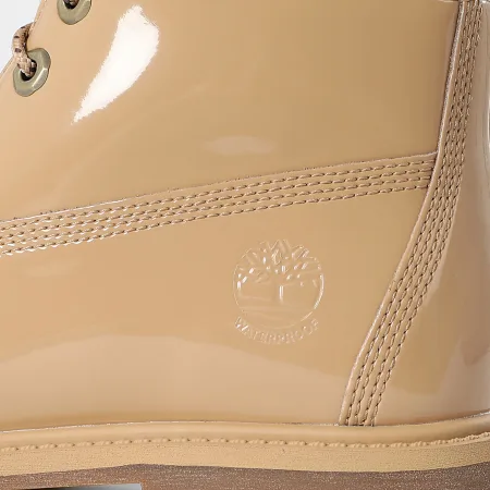Stivale Impermeabile Timberland® Premium 6-Inch da Donna in marrone chiaro lucido. - immagine 4